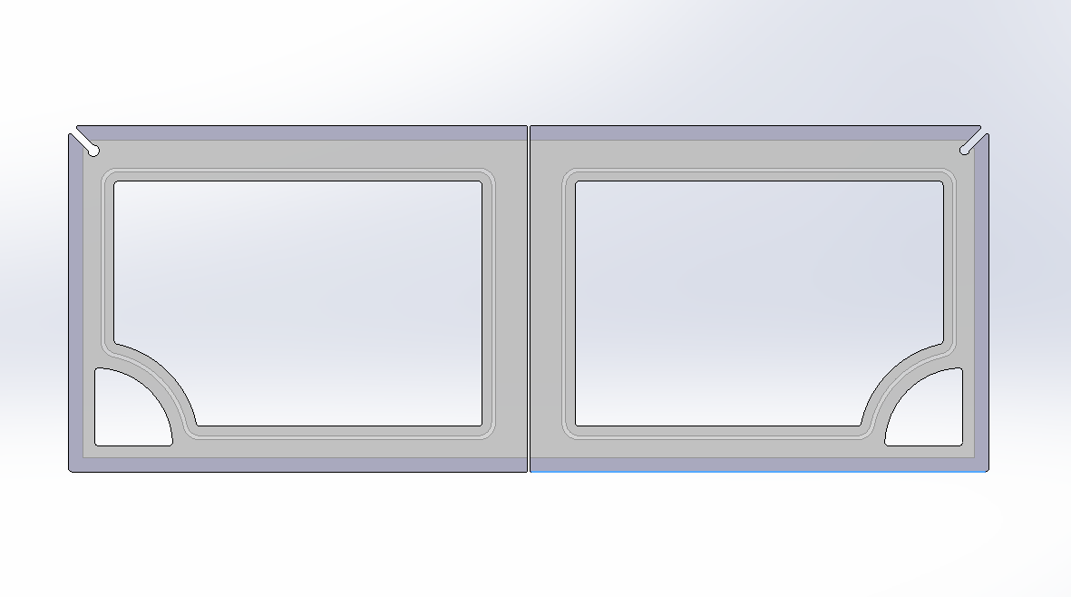 Salty Lids 3/8 and 1/2 inch polycarbonate aquarium lid for Aqua Japan 85 tank with screened ventilation and CNC cutouts