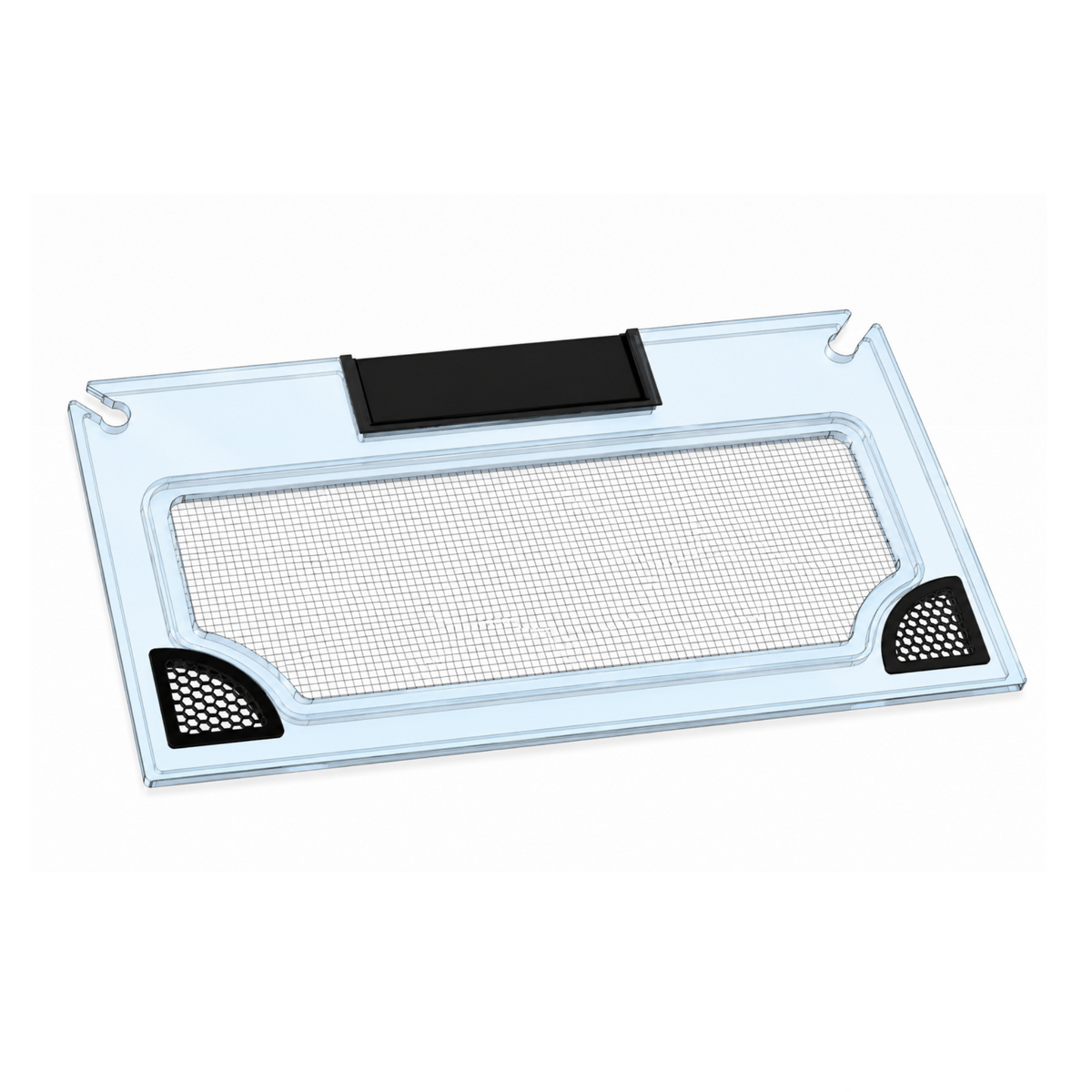 Salty Lids One Lid - Two Caps Rimmed Aquarium Lid - Hang-On-Back Filter Cutout