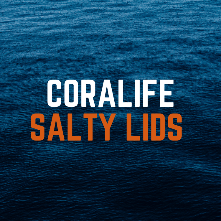 Salty Lids custom polycarbonate aquarium lids designed for Coralife tanks — precision CNC-cut, lightweight, and built with screened ventilation and access caps for superior fit and function.
