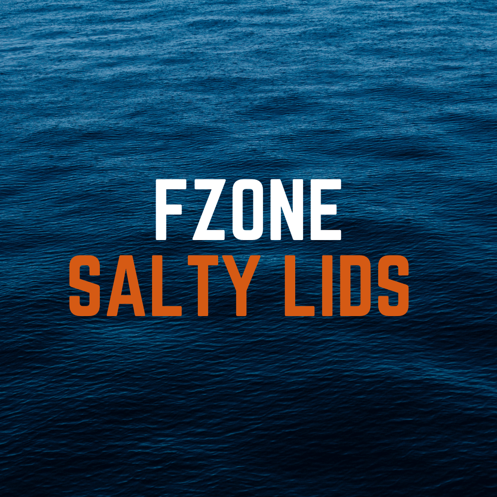 Salty Lids custom polycarbonate aquarium lids designed for Fzone tanks — precision CNC-cut, lightweight, and built with screened ventilation and access caps for superior fit and function.