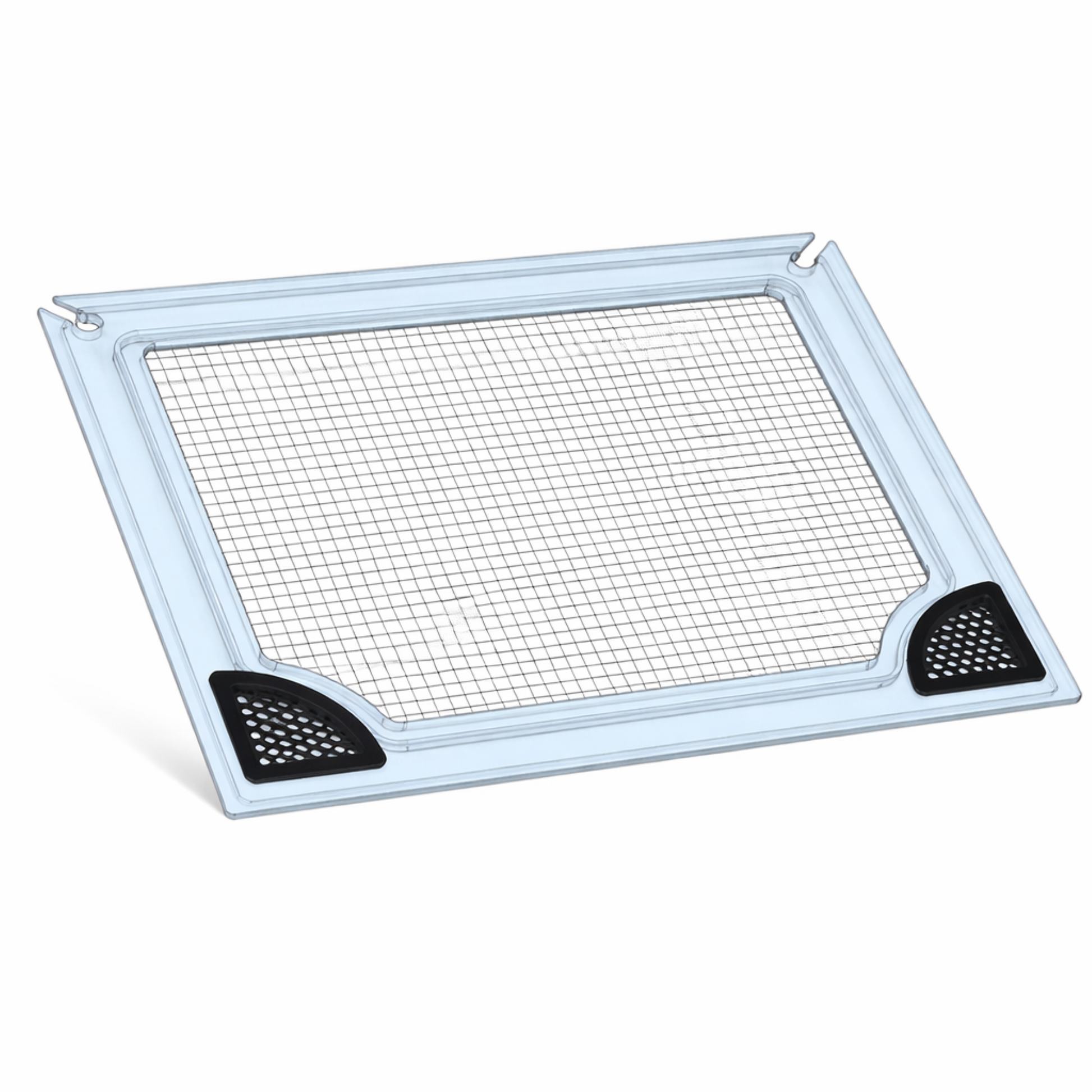 Clear polycarbonate aquarium lid with mesh screen by Salty Lids