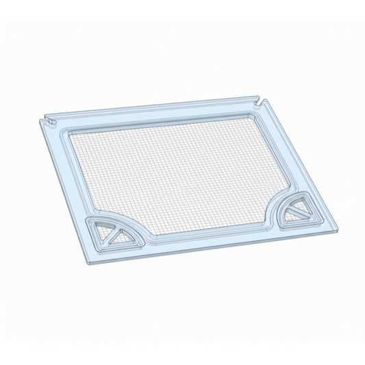 Salty Lids 3/8 and 1/2 inch polycarbonate aquarium lid for Waterbox Marine X 60.2 tank with screened ventilation and CNC cutouts