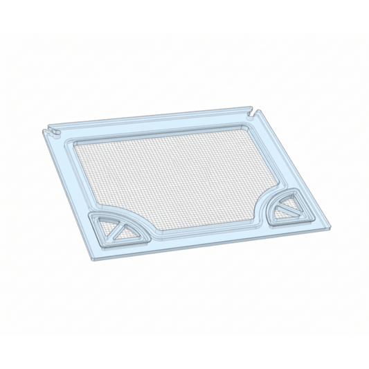 Salty Lids 3/8 and 1/2 inch polycarbonate aquarium lid for AQUATOP Recife ECO 40 AIO tank with screened ventilation and CNC cutouts