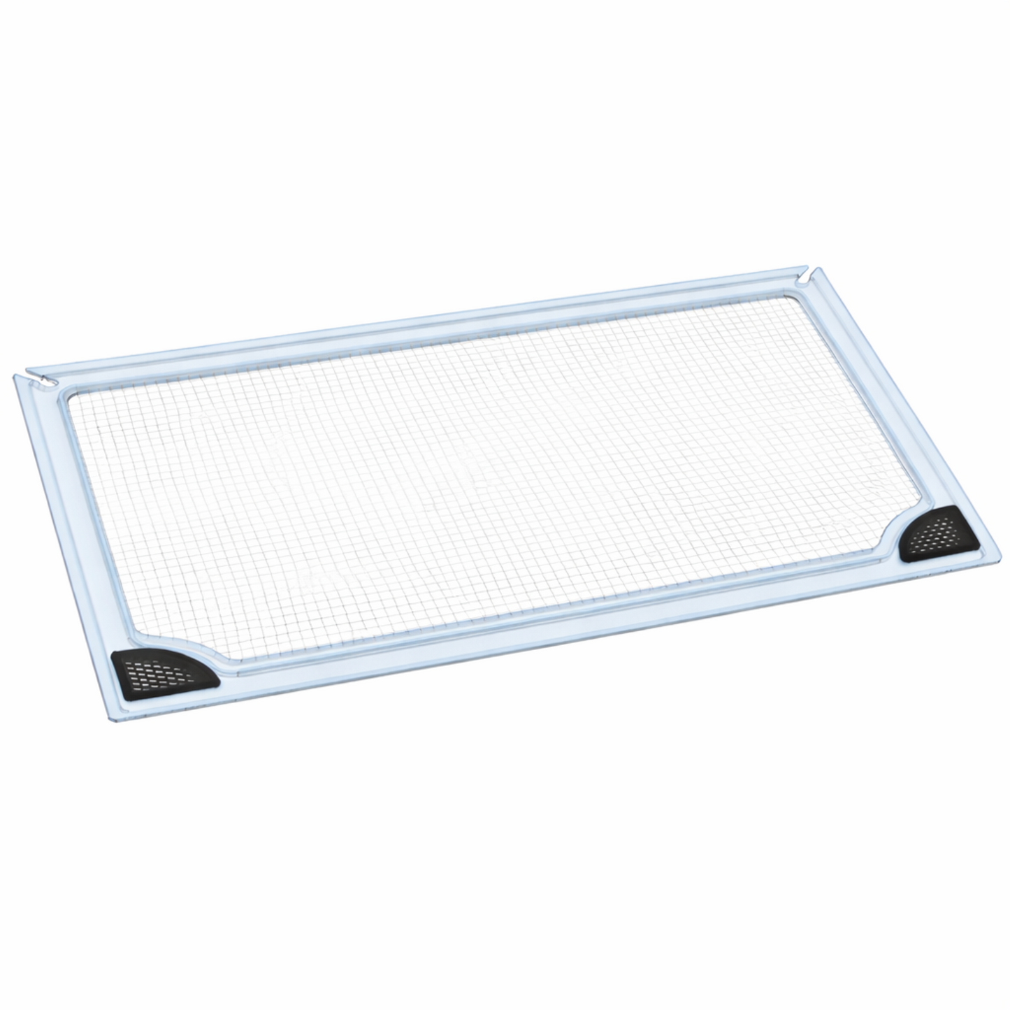 Clear polycarbonate aquarium lid with mesh screen by Salty Lids