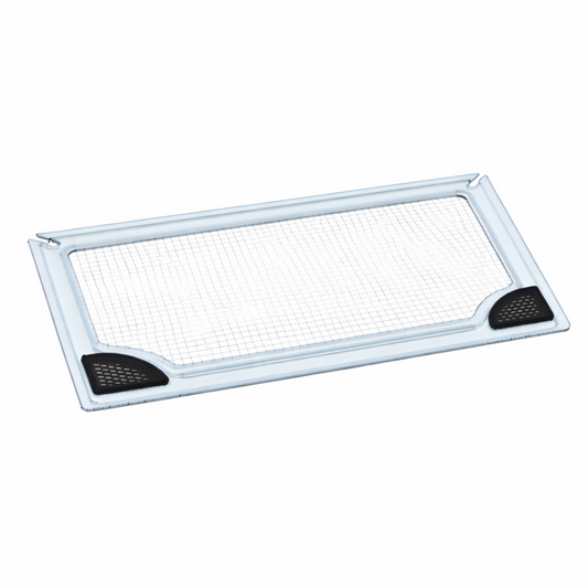 Clear polycarbonate aquarium lid with mesh screen by Salty Lids