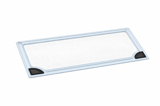 Clear polycarbonate aquarium lid with mesh screen by Salty Lids