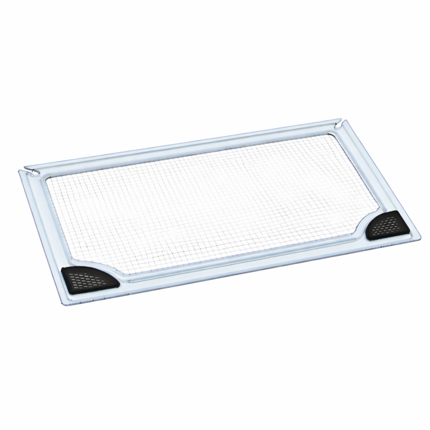Clear polycarbonate aquarium lid with mesh screen by Salty Lids