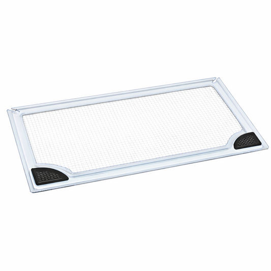 Clear polycarbonate aquarium lid with mesh screen by Salty Lids